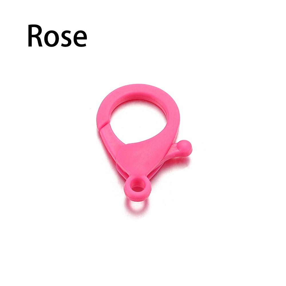 Set 10 móc khoá nhựa St.kunkka nhiều màu sắc làm đồ trang sức/ móc khoá/ túi xách DIY