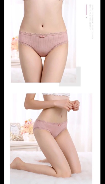 QUẦN LÓT GÂN VIỀN REN