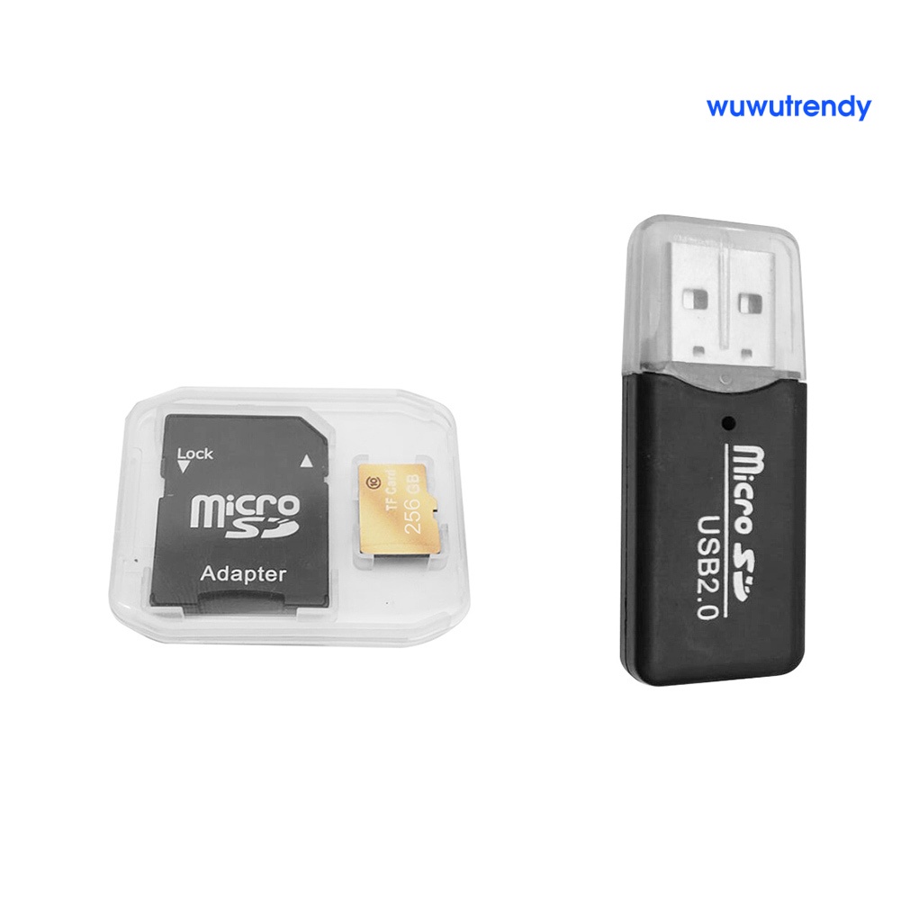 Thẻ Nhớ Micro SD TF Tốc Độ Cao Chống Thấm Nước 256GB Kèm Hộp Đựng | BigBuy360 - bigbuy360.vn