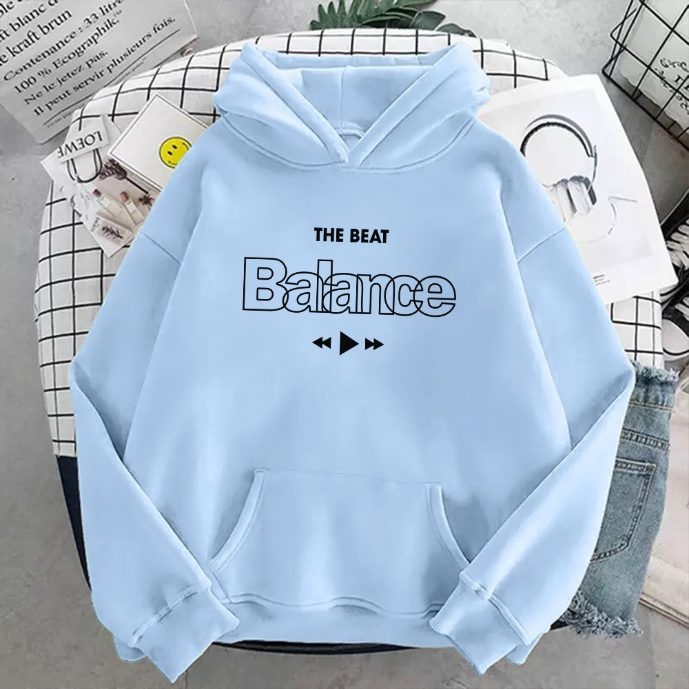 ÁO KHOÁC HOODIE NỈ UNISEX IN BALANCE CỰC ĐẸP NHIỀU MÀU THỜI TRANG BB HOODIE