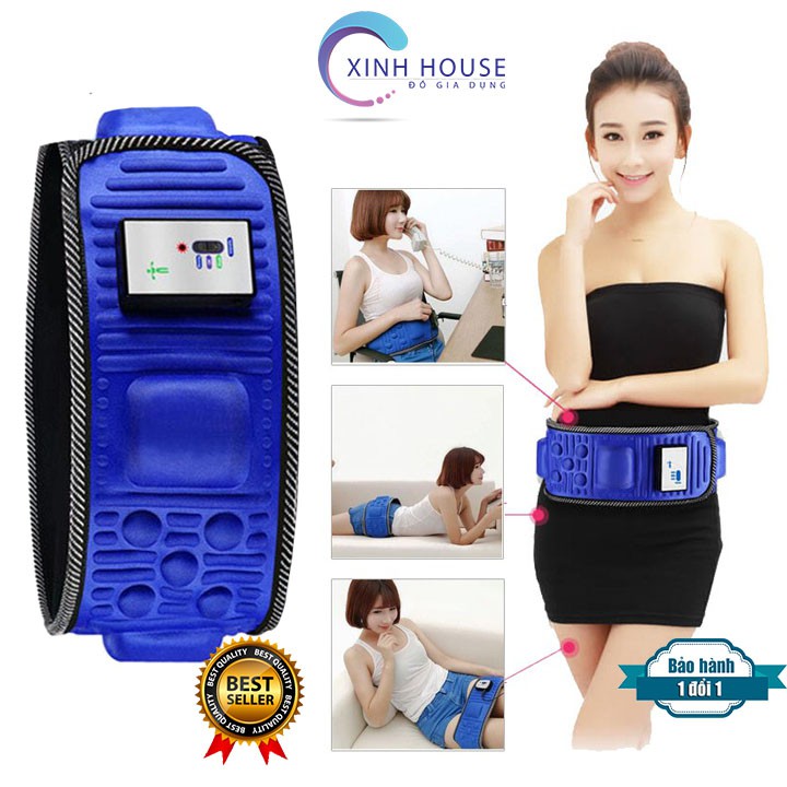 [ FREE SHIP - HÀNG CAO CẤP] Đai massage X5 giảm mỡ bụng, giảm eo chính hãng - Xinh House Store