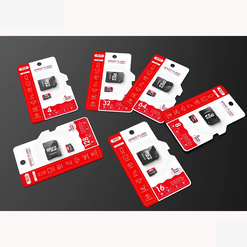 Thẻ nhớ micro SD Thẻ nhớ tốc độ cao cho điện thoại máy tính class 10 XO - Hàng chính hãng