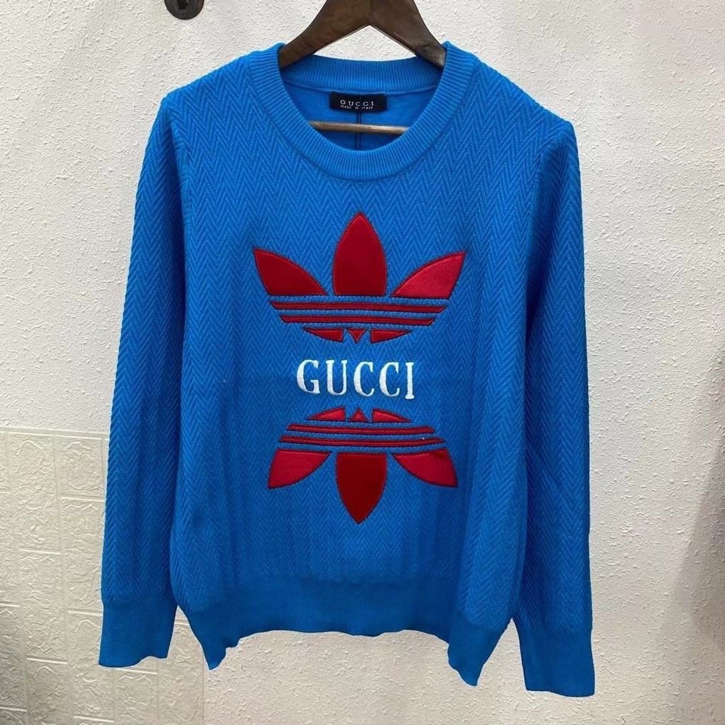Hàng Có Sẵn!Gucci!Áo Khoác Cardigan Cổ Chữ V Giữ Ấm Xu Hướng Mới