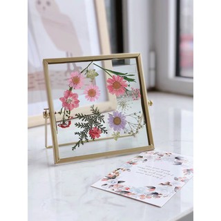 Khung trong suốt kèm hoa ép [Mici Decor] Khung kính trong sáng tạo, DIY, trang trí, decor