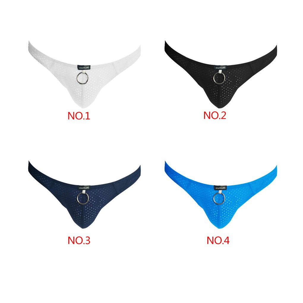 Quần lót nam dạng lưới thoáng khí  vòng trang trí