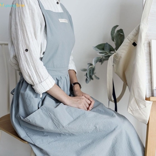 Tạp Dề Cotton Linen Kế Đơn Giản Tiện Dụng