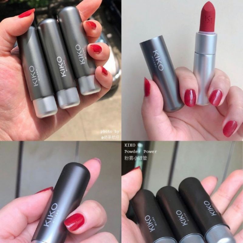 (có sẵn màu 13 Vermillion) Son Kiko Powder Powder