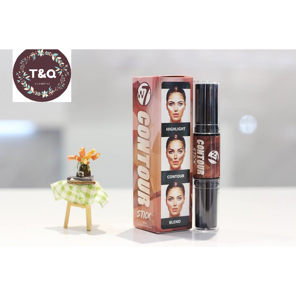 Tạo Khối 2 Đầu Dạng Thỏi W7 Highlight And Contour Stick