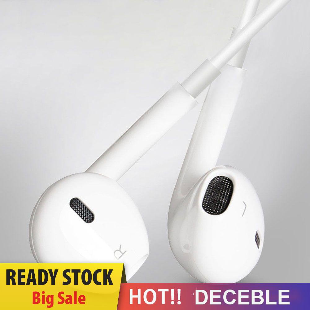 Deceble For iOS Apple iPhone 8 7 Plus Earphone Headset Wired Headphone with Mic