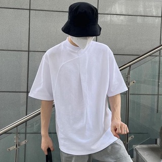 ÁO COTTON CỔ CHÉO FORM RỘNG UNISEX BASIC TRENDY