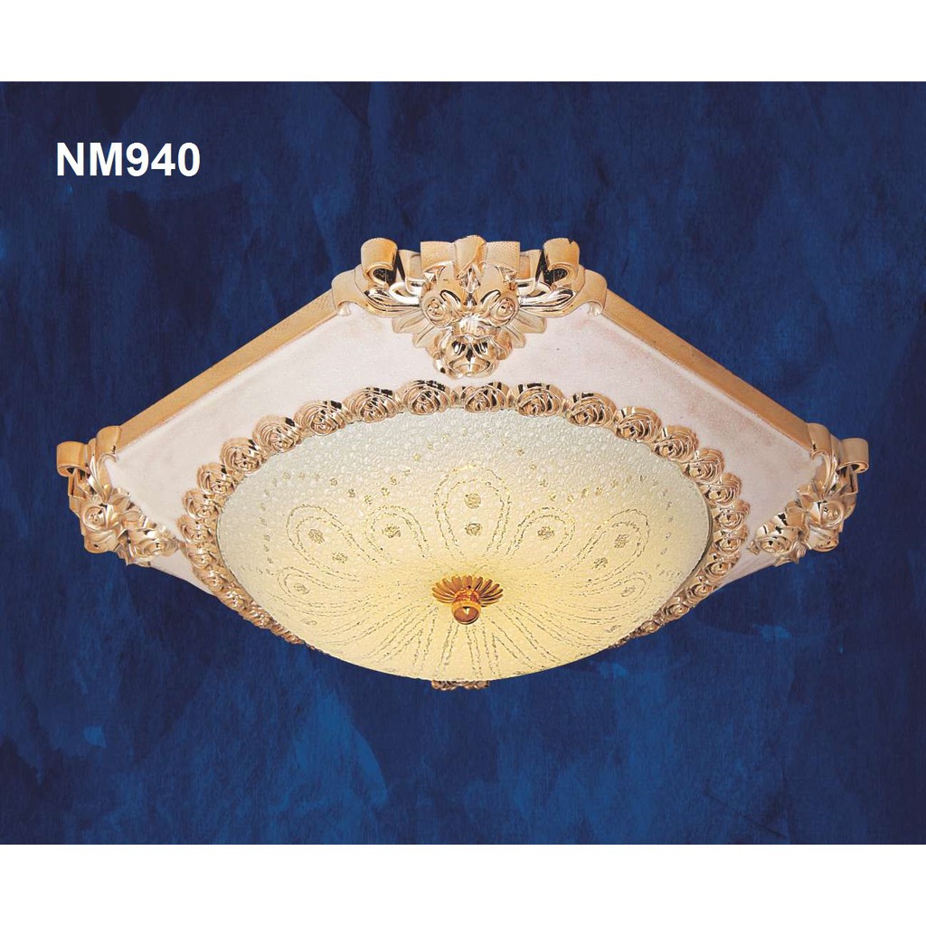 Đèn Mâm Ốp Trần Netviet NM940 12W 3 chế độ màu