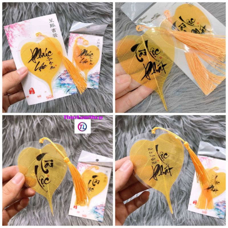 Lá bồ đề in hình thư pháp may mắn mang theo bên mình, ốp lưng điện thoại