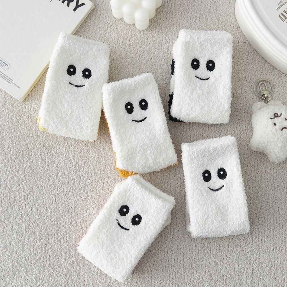 AROMA Vớ Ngủ Vải Nhung San Hô Dày Dặn Thoải Mái Thời Trang Mùa Đông