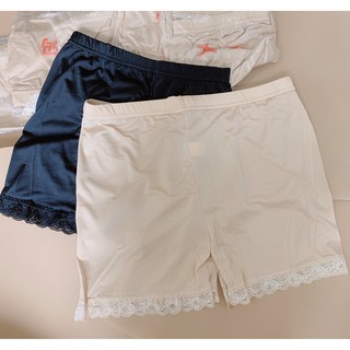 [ Từ 40-55kg] Quần mặc trong váy pha ren - quần đùi mặc váy thun lạnh siêu mát - Quần đùi mặc trong váy thun-SHOP