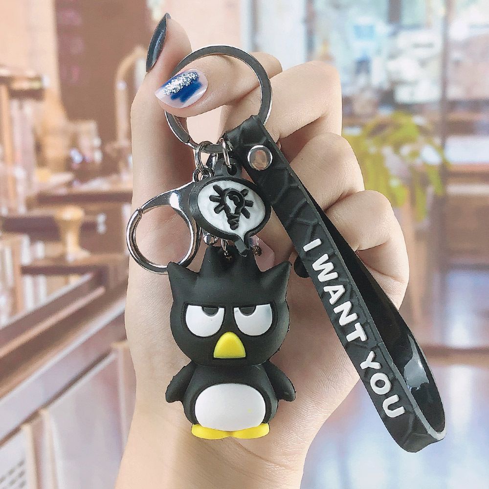 Móc Chìa Khóa Silicon Hình Chú Chó Mèo Dễ Thương