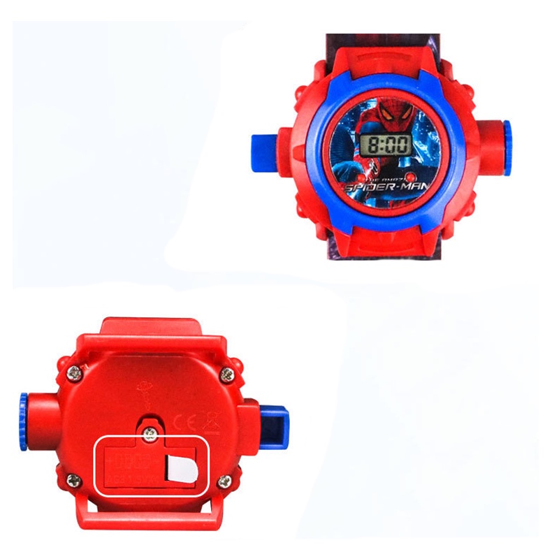 Đồng Hồ Điện Tử Hình Nhân Vật Người Nhện Phim Frozen 24 Mẫu Cho Bé