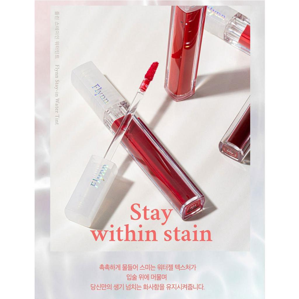 Son bóng lì Flynn Stay-in Water Tint 3.4g FULL bảng màu 401, 402, 403, 404, 405, 406 / Flynn/Son Flynn/ Flynn giá tốt nhất tháng 6 năm 2023/ son lỳ HOT TRENT