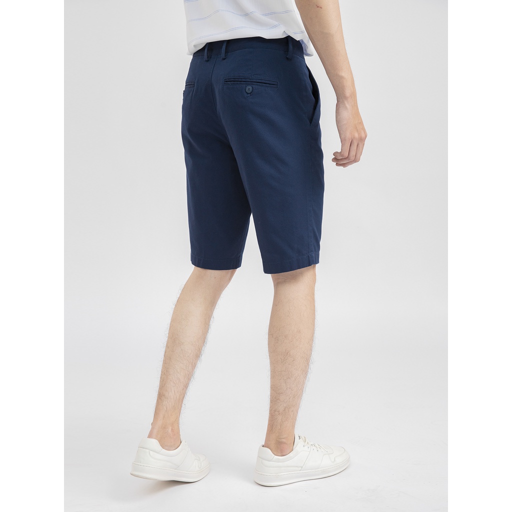 Quần short nam ARISTINO vải kaki mềm mịn giúp phom đứng dáng, thiết kế có túi tiện lợi, 4 màu đa dạng - ASO011S1