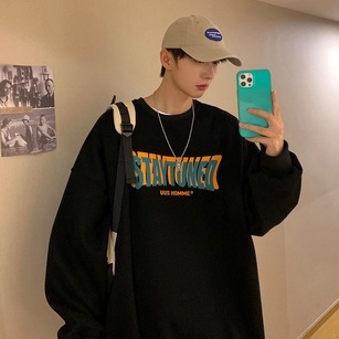 Áo len nam dài tay cổ tròn thời trang Hàn