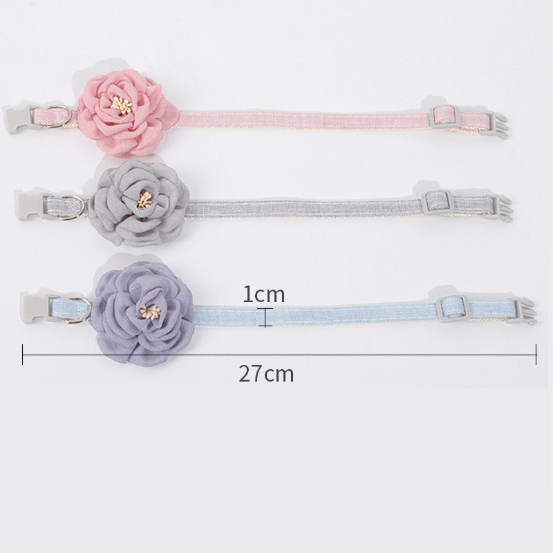 Vòng Cổ Bông Hoa Cho Mèo Chất Liệu Bông Tổng Hợp VCO1444 MIAOCAT