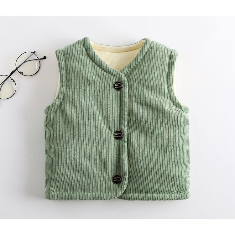 [babycat] Hàng Có Sẵn Áo Khoác Ghi Lê Cách Nhật Bản Hàn Quốc [Lông Cừu Siêu Dày] Phong Cách Thu Đông Cho Trẻ Sơ Sinh Cỡ Nhỏ Vừa Nhỏ / Trẻ Em