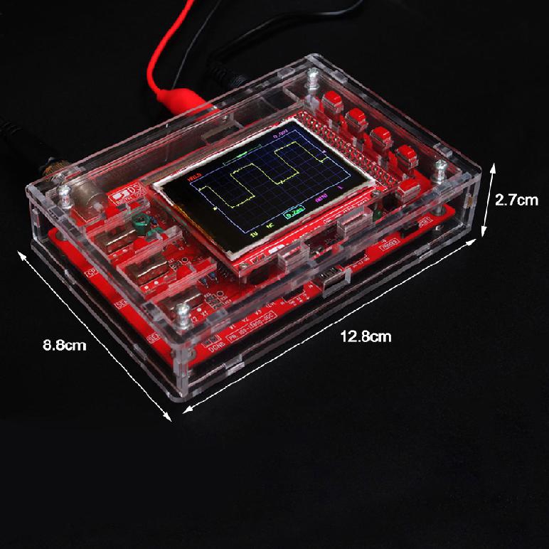 Fully Welded Assembled DSO138 2.4" Digital TFT Oscilloscope (1Msps) + Probe B1 195