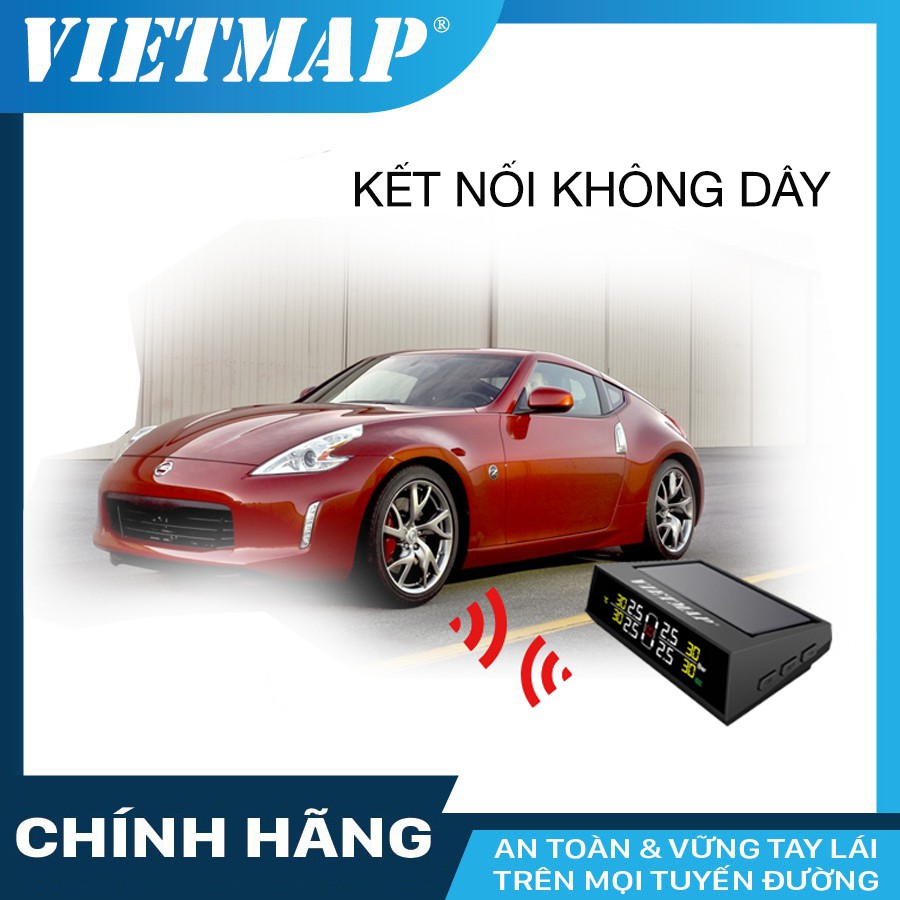 Cảm biến áp suất lốp VIETMAP V1 van ngoài cho xe ô tô