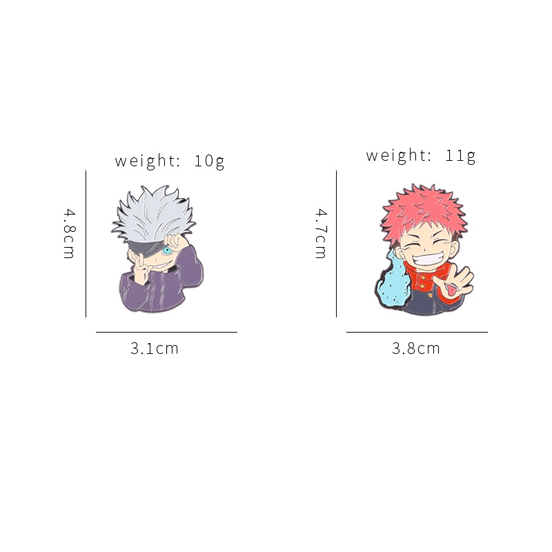 Ghim cài áo QIHE JEWELRY hình anime độc đáo cho bạn bè