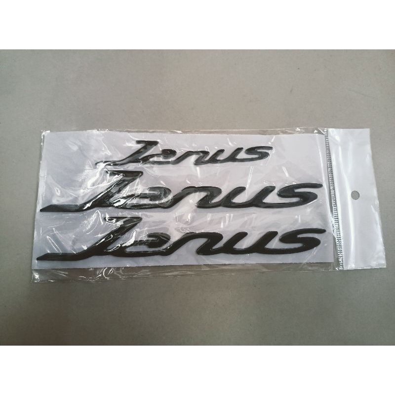 Bộ tem nổi Janus màu đen new