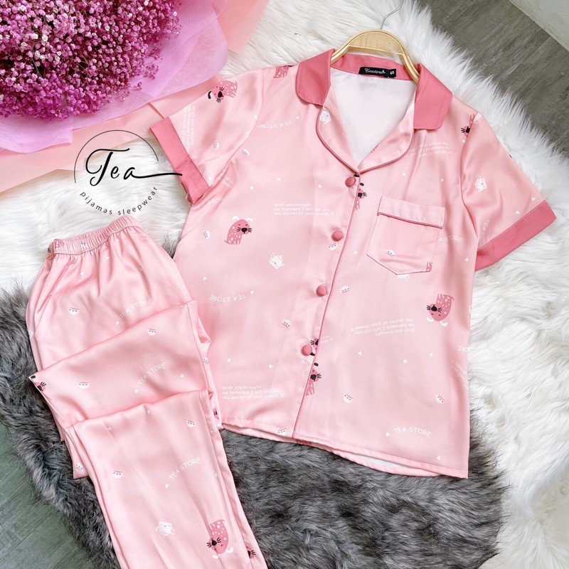 Bộ pijamas lụa tuyết