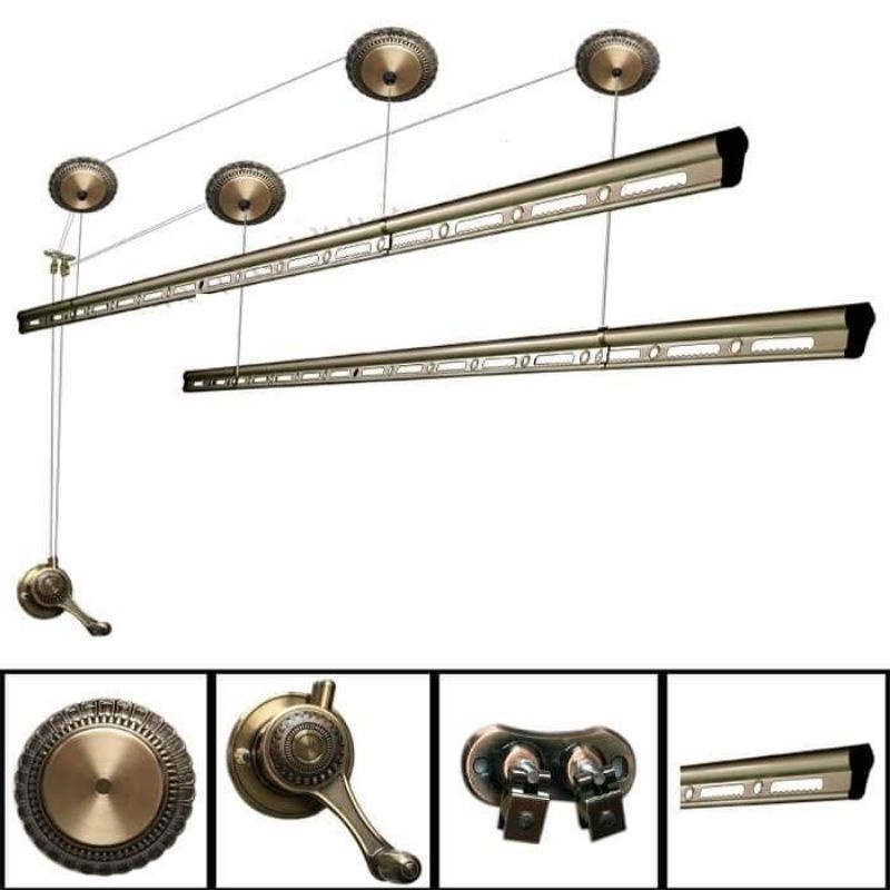 Giàn phơi thông minh gắn trần Hoà Phát Star H009