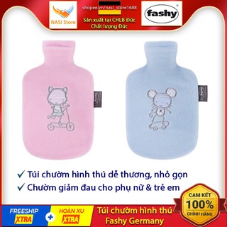 Túi chườm nóng Fashy hình thú (nhập khẩu từ Đức) dùng để chườm nóng đau bụng kinh cho phụ nữ, chườm cho trẻ em