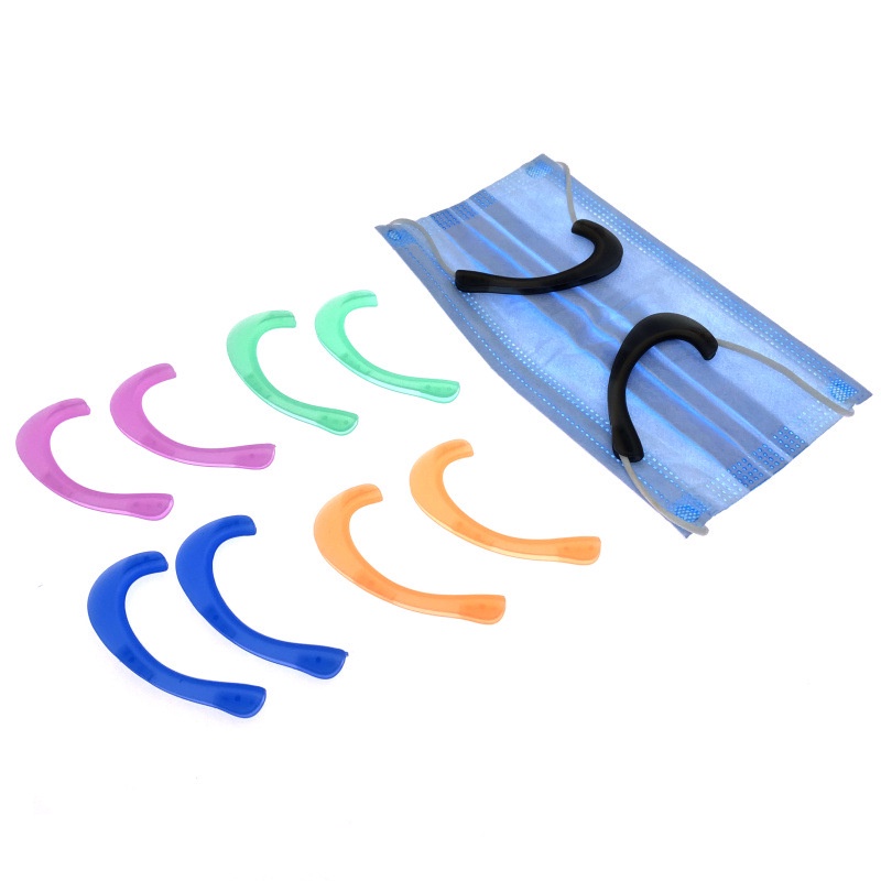 1 Cặp Dây Đeo Khẩu Trang Silicone Mềm Chống Trượt Có Thể Tái Sử Dụng