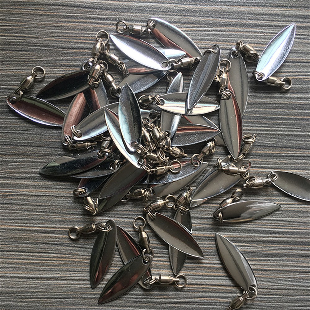 10 Mồi Giả Câu Cá Bằng Thép Không Gỉ Nhiều Màu