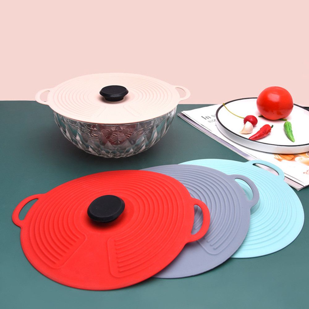 Nắp Đậy Tô Thức Ăn Bằng Silicone Co Giãn Có Thể Tái Sử Dụng Nhiều Màu Sắc Cho Nhà Bếp