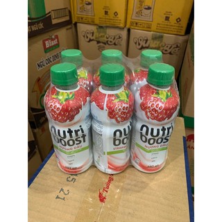 Lốc 6 chai sữa trái cây NUTRIBOOST 297ml