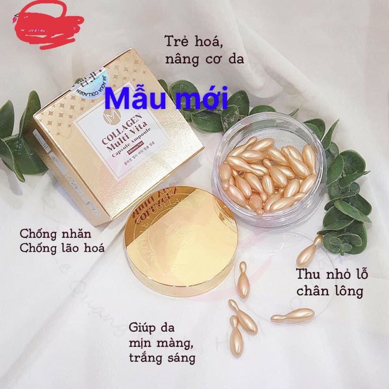 Viên collagen tươi cấp ẩm, phục hồi da làm đẹp
