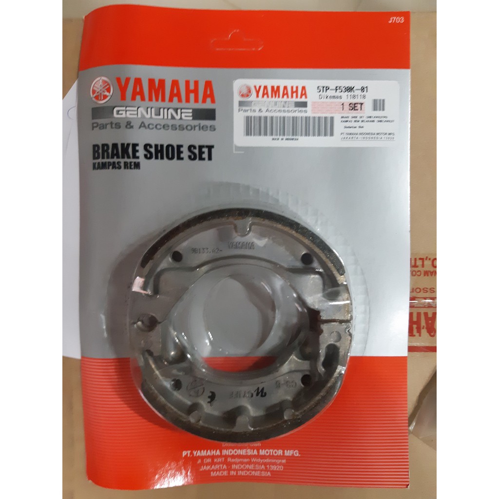 YAMAHA- Bố thắng (má phanh) đùm sau nhỏ Yamaha