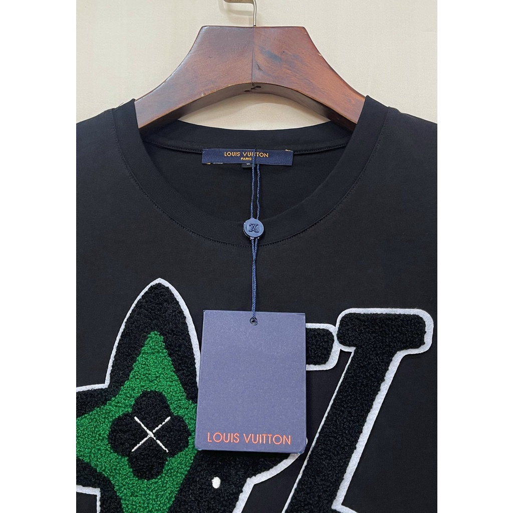 Áo Thun Nam Tay Ngắn Cổ Tròn Thêu Chữ Mới Size S-4XL L0uis Vu1tt 2022
