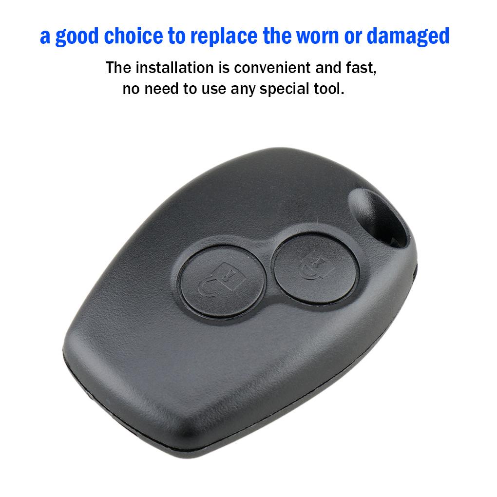Vỏ Bảo Vệ Chìa Khóa Xe Hơi 2 Nút Di Động Tiện Dụng