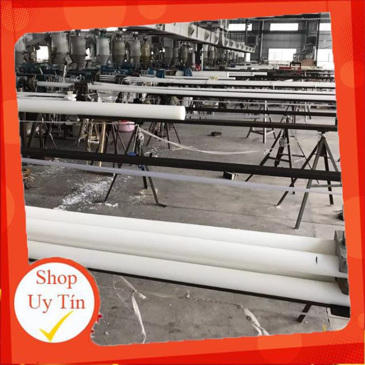 GIÁ RẺ Nhựa pom chịu mài mòn phi 15mm*500mm -Màu trắng đục