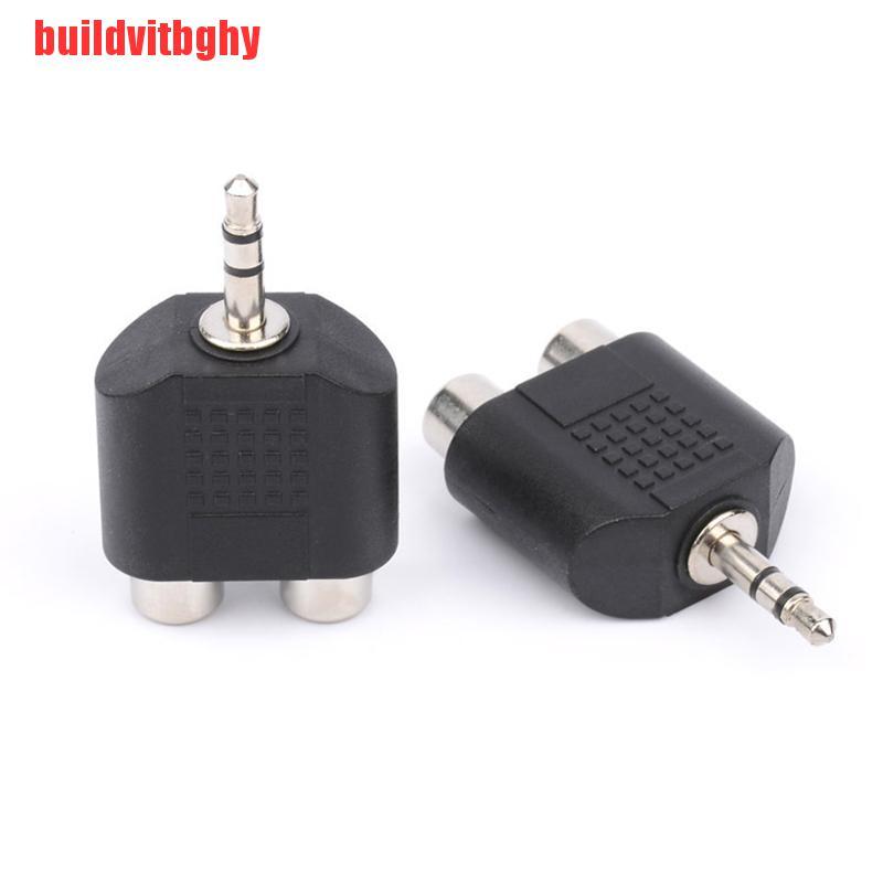 (Mua-Code) Cáp Chuyển Đổi Rca 3.5mm Sang 2rca