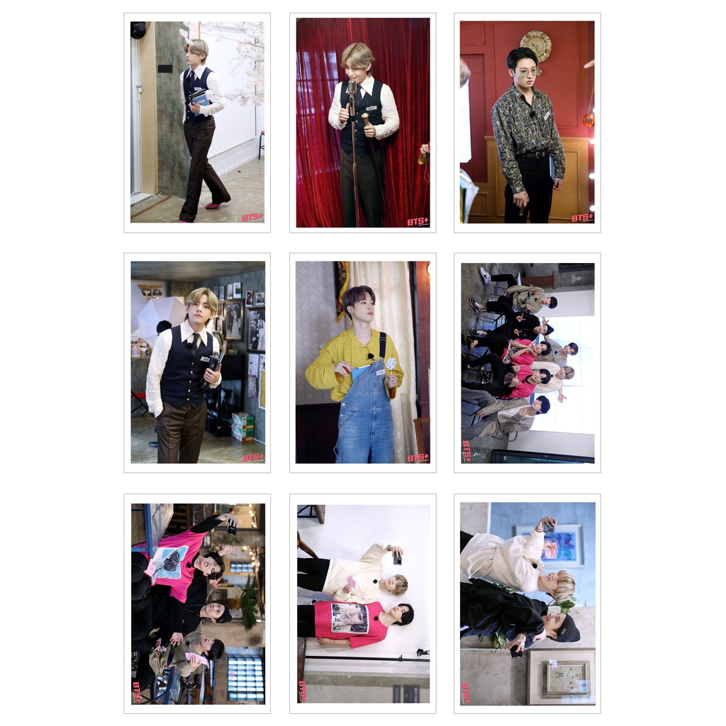 [Ép Lụa] Lomo Card BTS - RUN 2020 ( 36 ảnh )