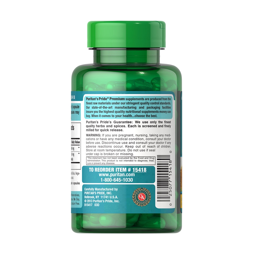 Tinh dầu nghệ Turmeric Curcumin 500 mg Puritan’s Pride 180 viên của Mỹ