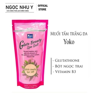 Muối tắm tẩy da chết yoko gluta beauty spa salt 300gr thái lan