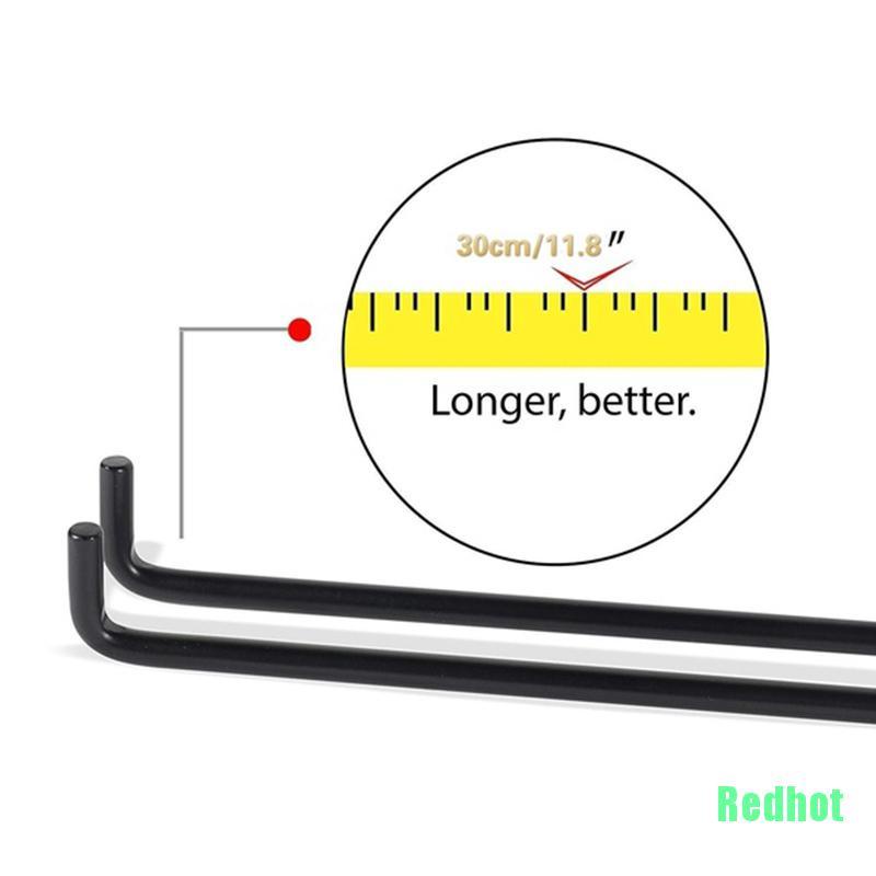 Giá treo ly rượu gắn tường 30cm bằng sắt tiện dụng đen
