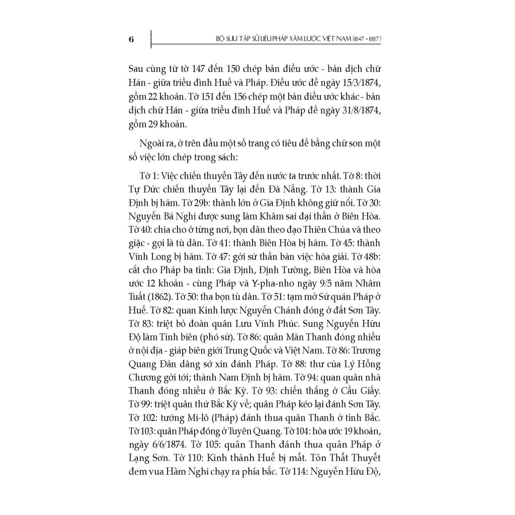 Sách - Bộ Sưu Tập Sử Liệu Pháp Xâm Lược Việt Nam 1847-1887