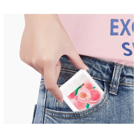 Xịt thơm miệng Heyxi hương đào và bạc hà Xịt thơm miệng kháng khuẩn thơm mát