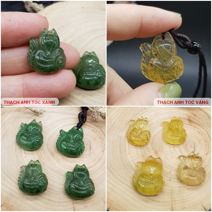 Mặt dây chuyền vòng cổ Hồ ly Phong thủy kích hoạt tình duyên, may mắn, bình an phù hợp Nam Nữ (kèm dây) | BigBuy360 - bigbuy360.vn