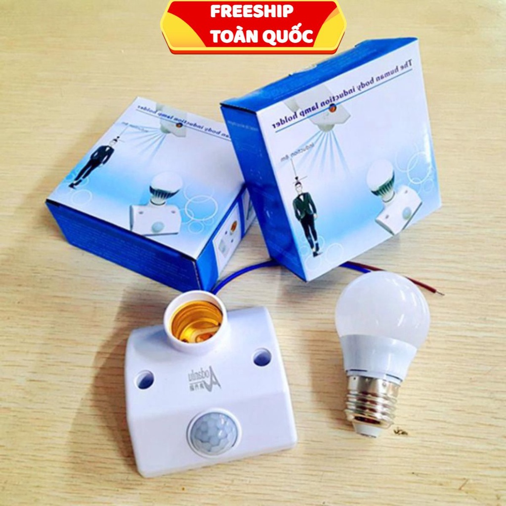 Đui đèn cảm biến chuyển động loại xịn . .